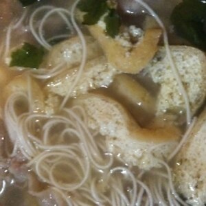 余った味噌汁で！にゅうめん